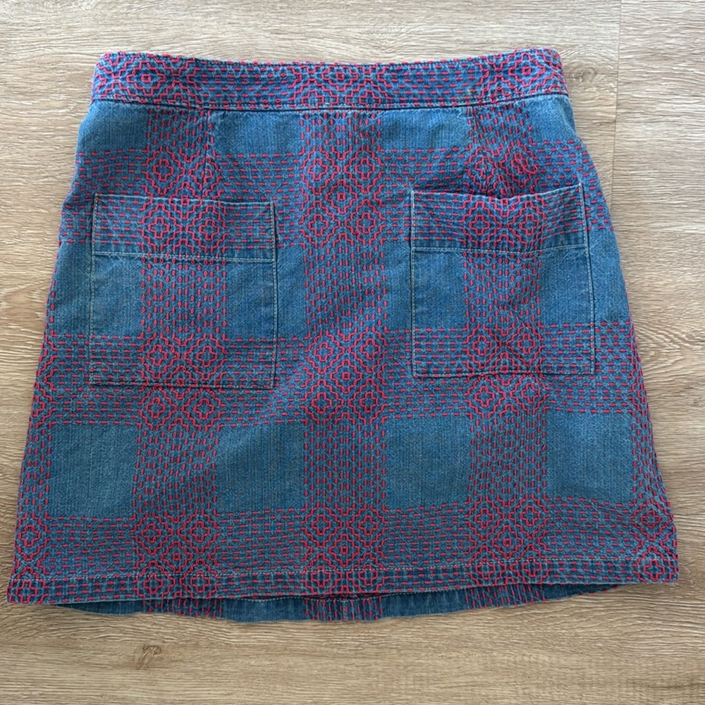 Madewell x Rivet & Thread Collab Denim Skirt Size 4